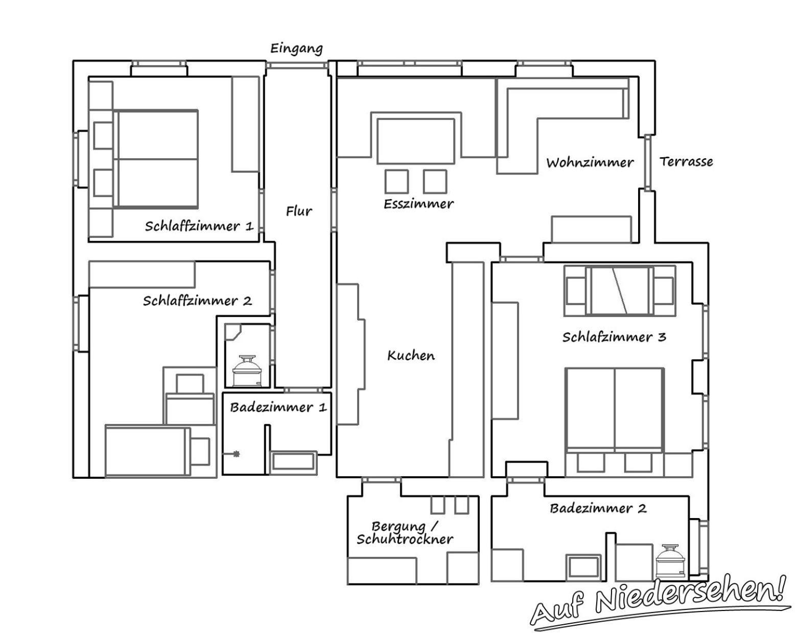 Ferienwohnung Auf Niedersehen - 8 Personen - Kitzbuehler Alpen - Hoehe Tauern Np Голлерсбах-ім-Пінцґау Екстер'єр фото